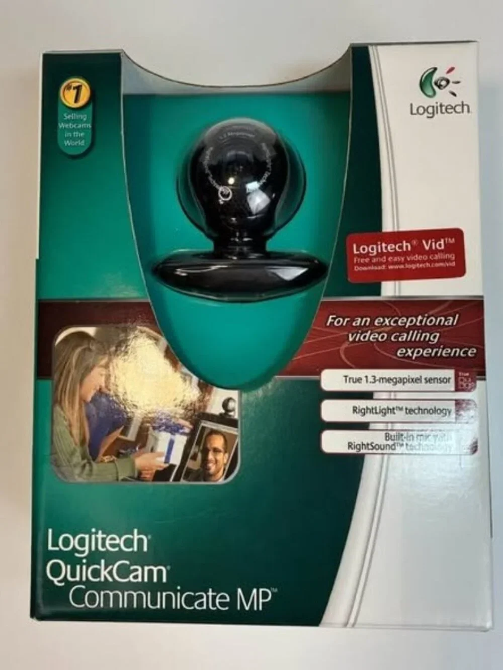 Logitech QuickCam Communicate MP Webcam 1.3MP USB Mic